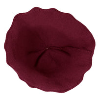ililily Women Knitted Floppy Round Top Fedora Feminine Bucket Hat