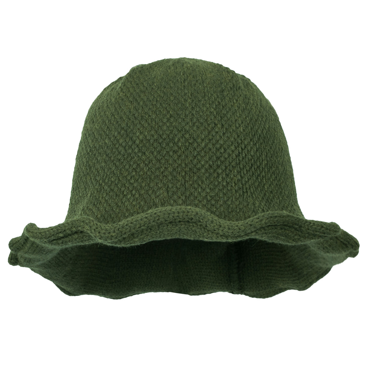 ililily Women Knitted Floppy Round Top Fedora Feminine Bucket Hat