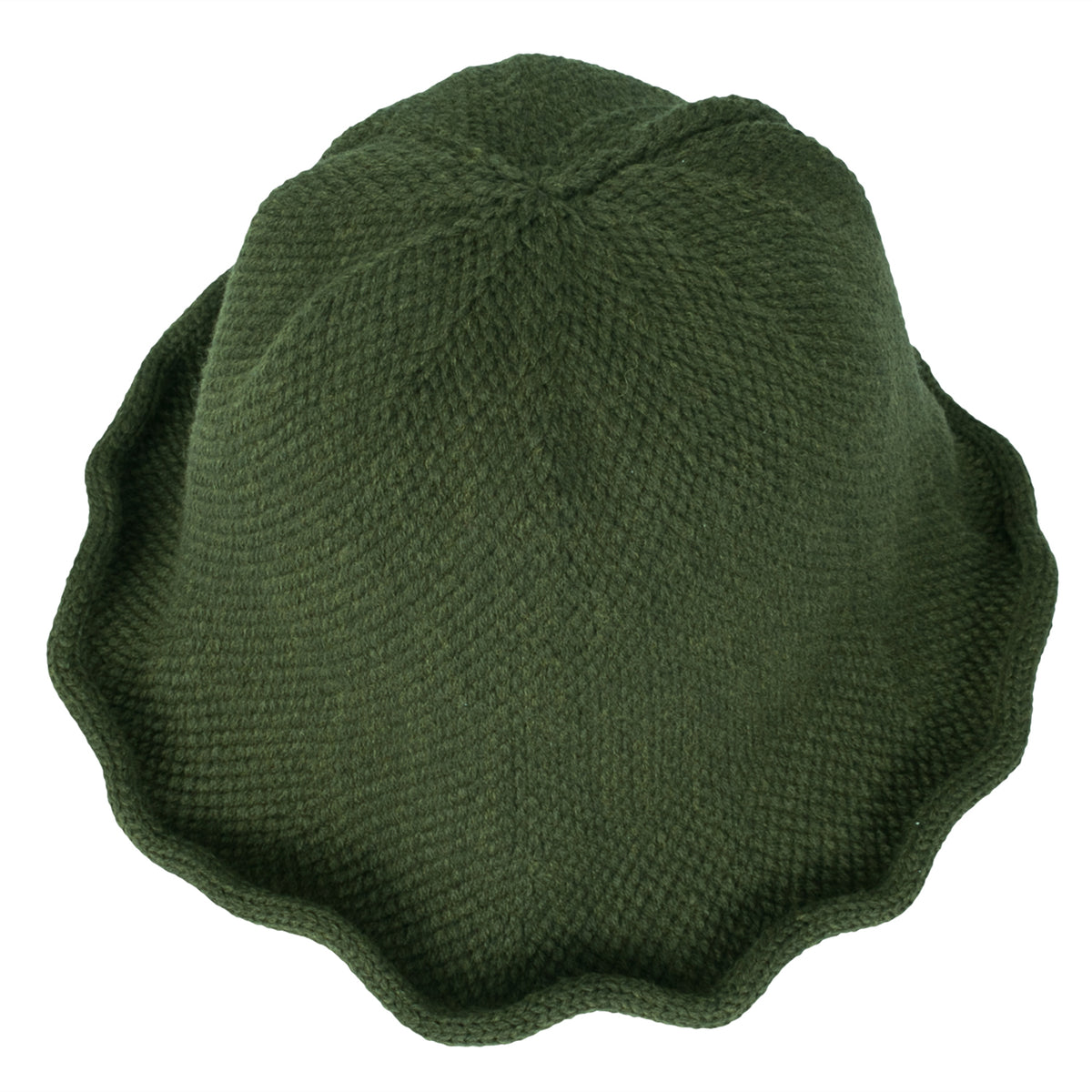 ililily Women Knitted Floppy Round Top Fedora Feminine Bucket Hat