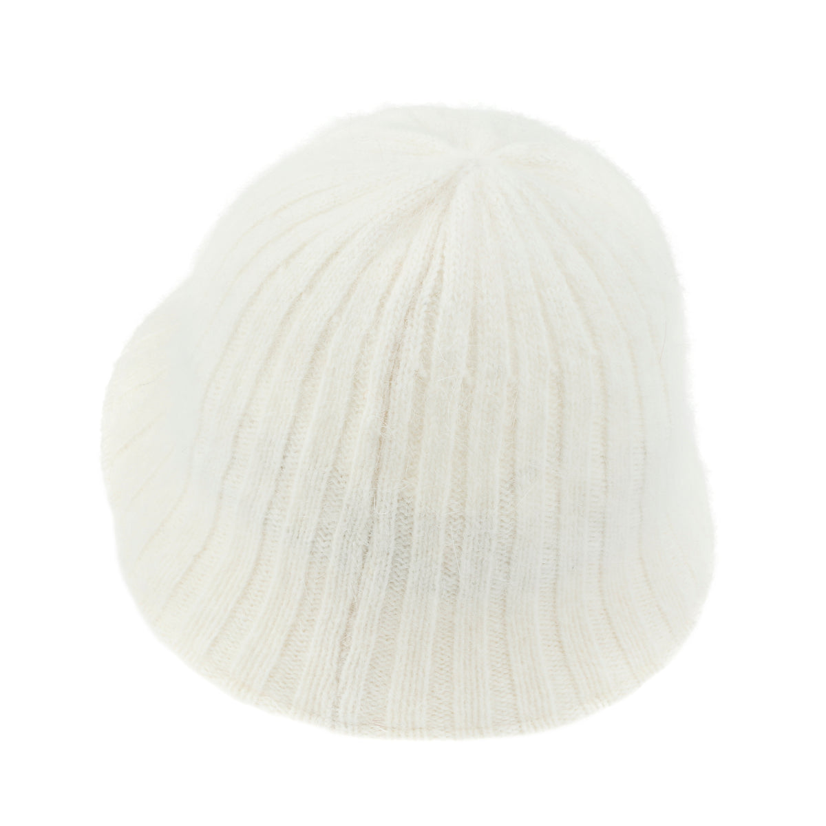 ililily Crochet Knitted Angora Blended Fedora Color Winter Bucket Hat