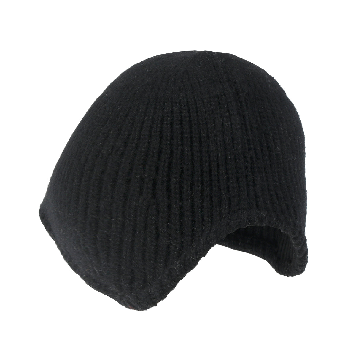 ililily Crochet Asymmetrical Brim Wool Blended Fedora Color Winter Bucket Hat