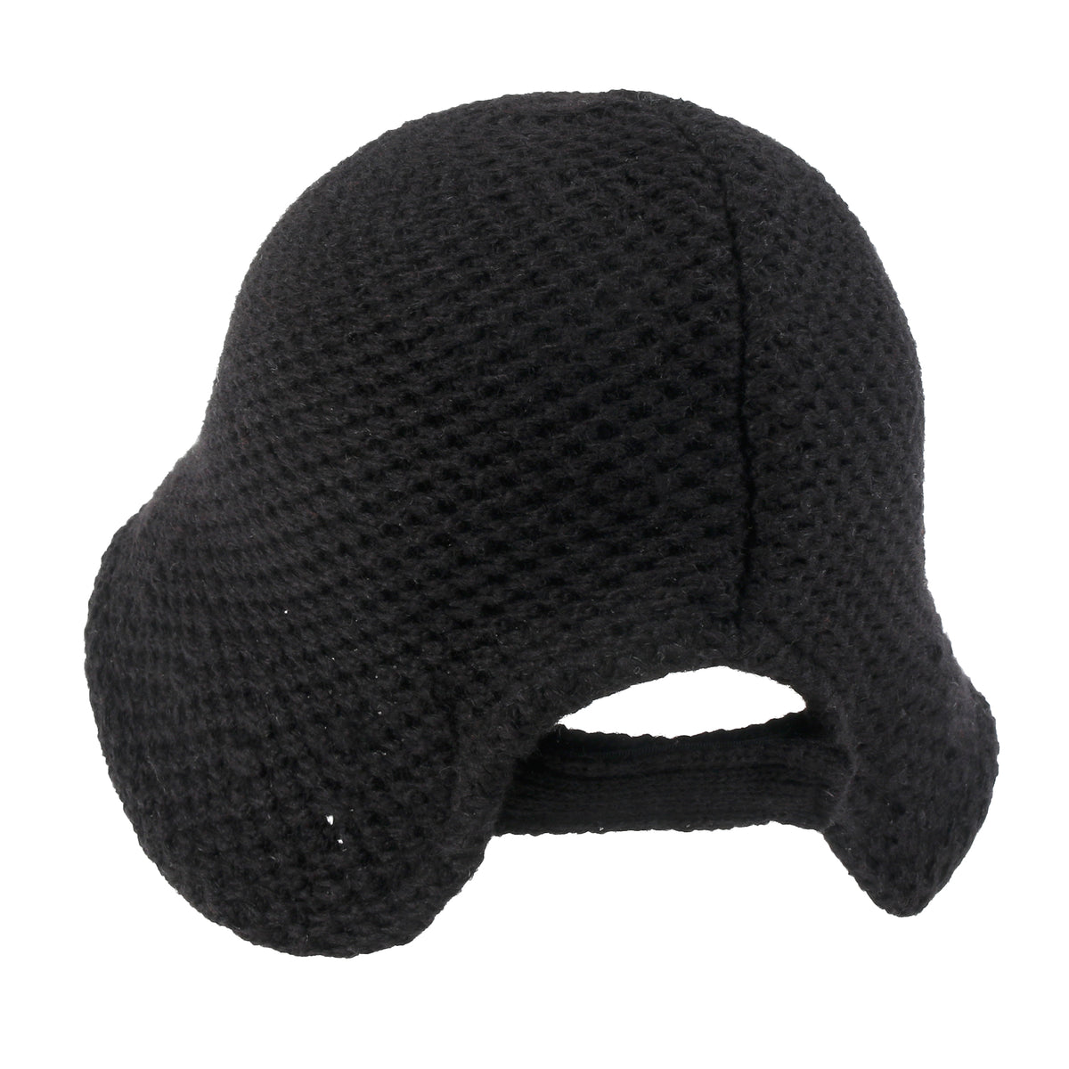 ililily Crochet Asymmetrical Brim Wool Blended Bucket Hook And Loop Winter Hat