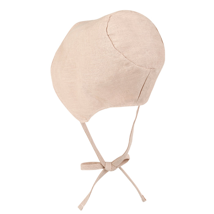 ililily Cotton Blended Sun Bonnet Hat Lightweight Open Back Classic Bucket Hat
