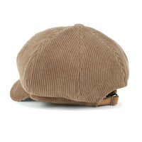 ililily Classic Newsboy Cabbie Cap 8-panel Duck Bill Flat Hunting Hat