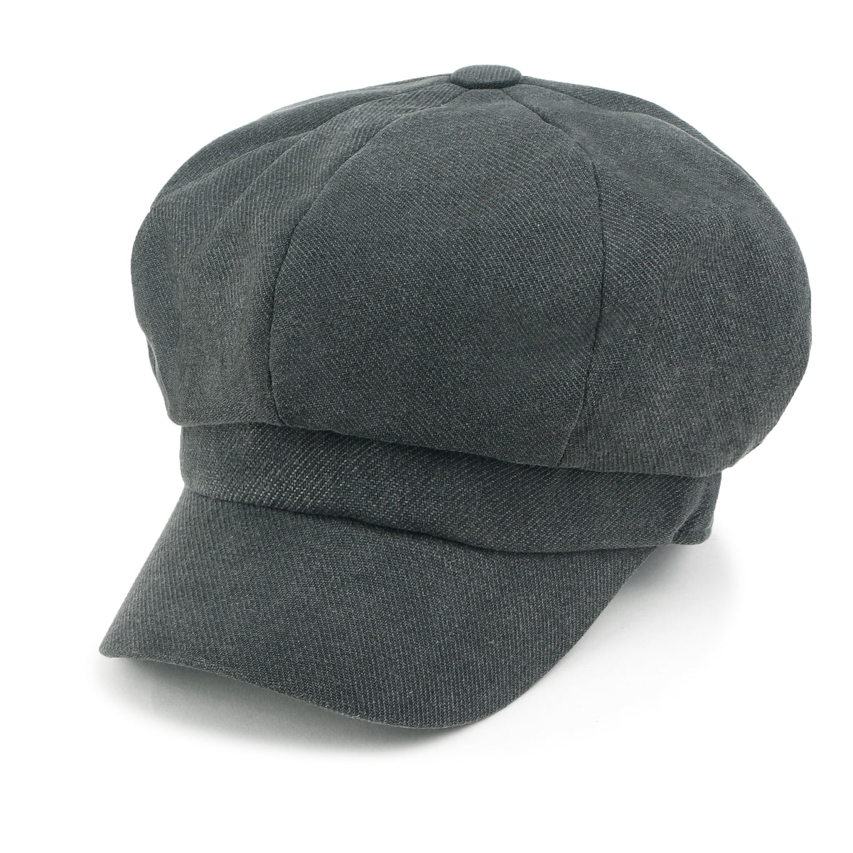 ililily Classic Newsboy Cabbie Cap 8-panel Duck Bill Flat Hunting Hat