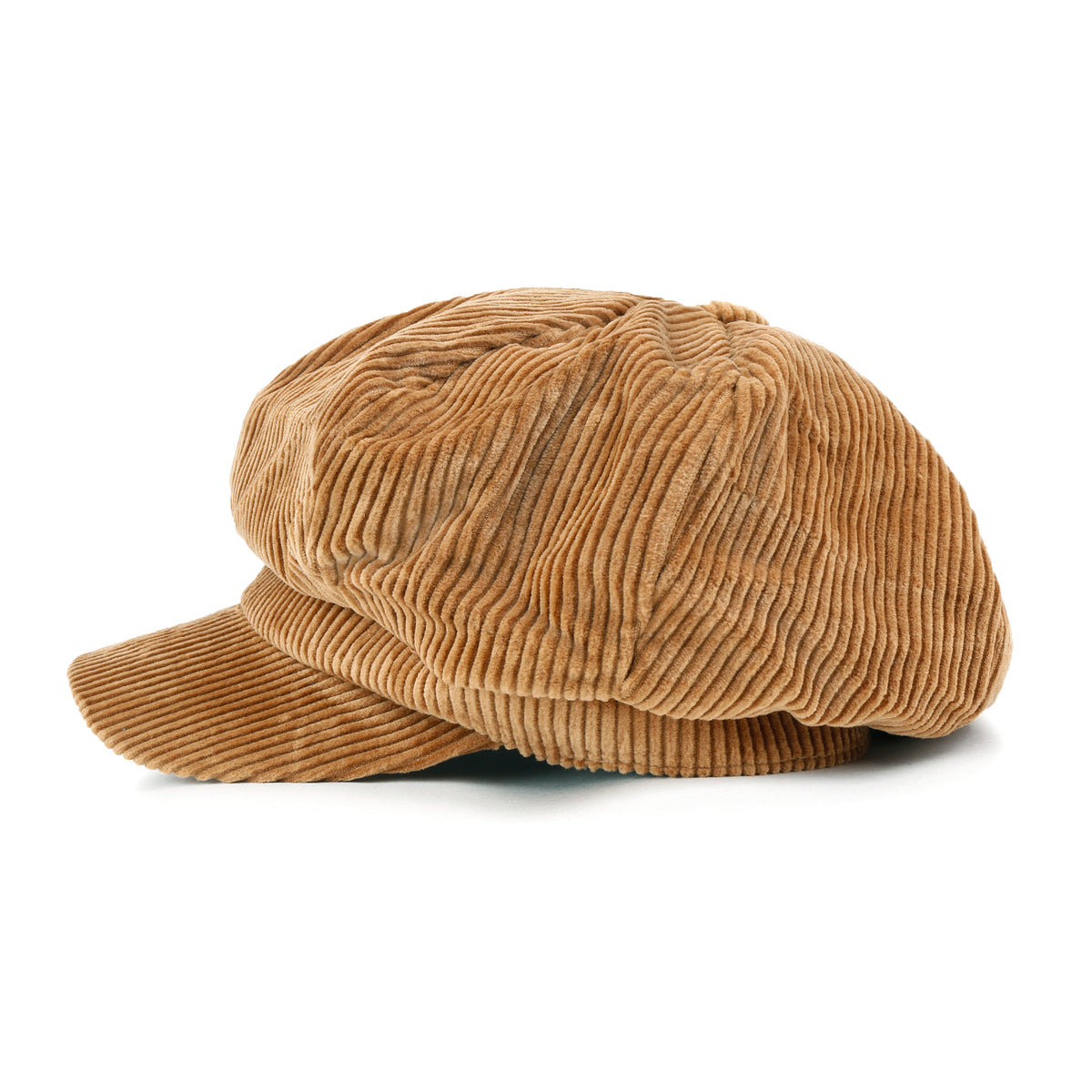 ililily Washed Cotton Newsboy Cabbie Cap Corduroy Duck Bill Flat Hunting Hat