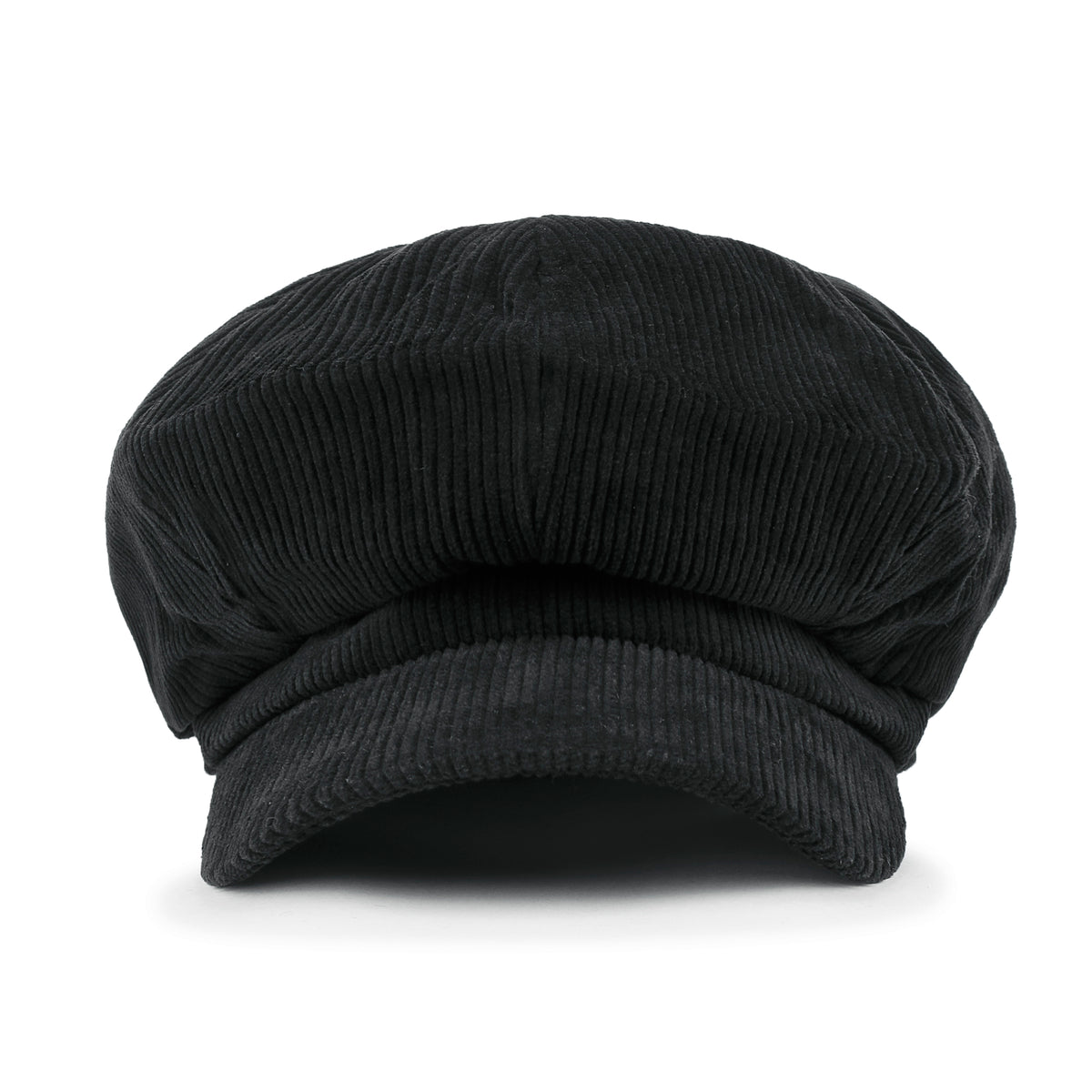 ililily Washed Cotton Newsboy Cabbie Cap Corduroy Duck Bill Flat Hunting Hat