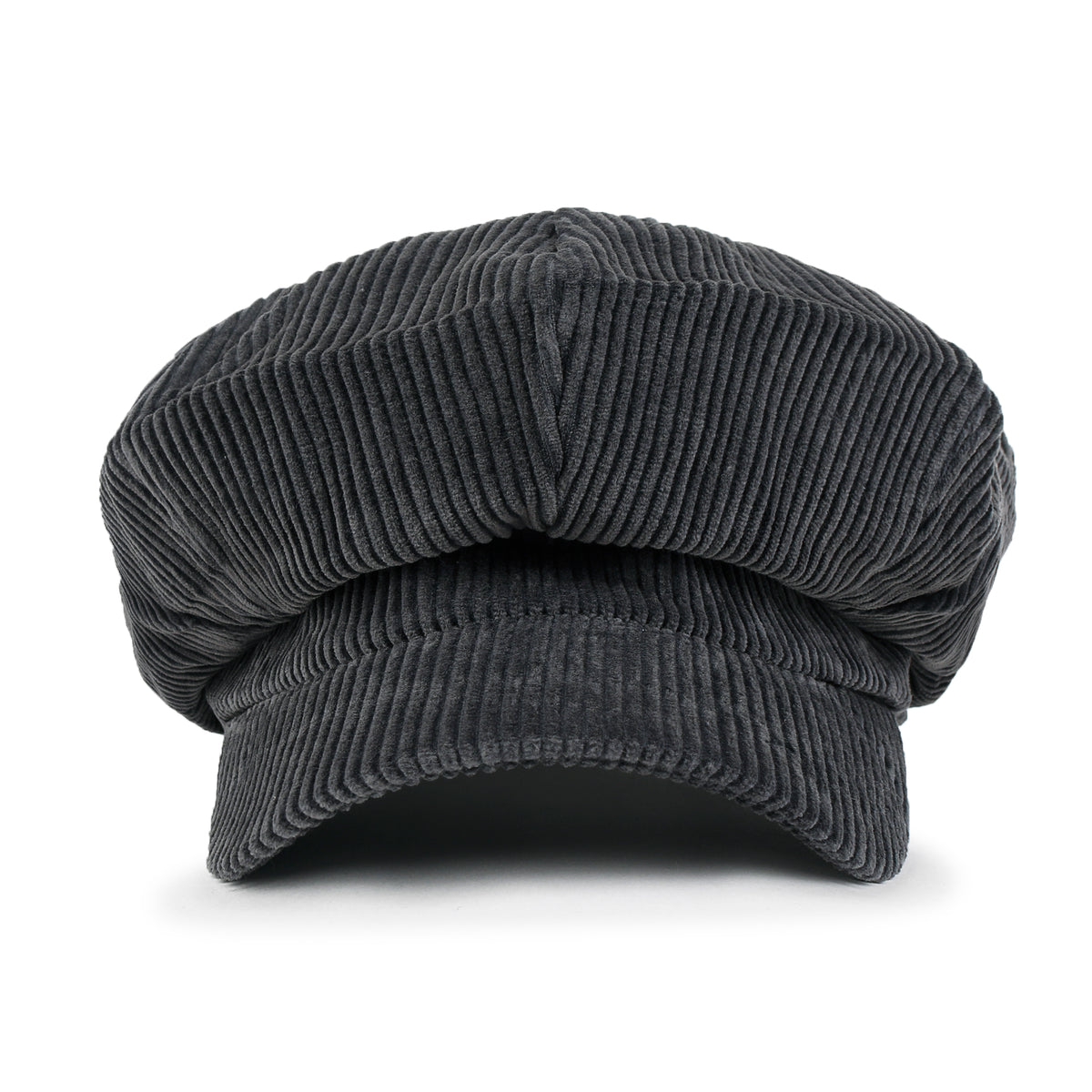 ililily Washed Cotton Newsboy Cabbie Cap Corduroy Duck Bill Flat Hunting Hat