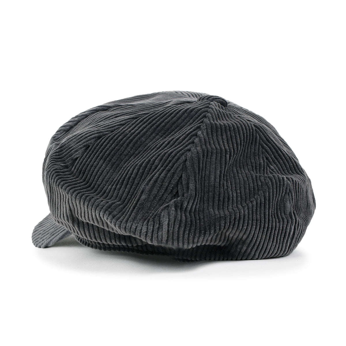 ililily Washed Cotton Newsboy Cabbie Cap Corduroy Duck Bill Flat Hunting Hat