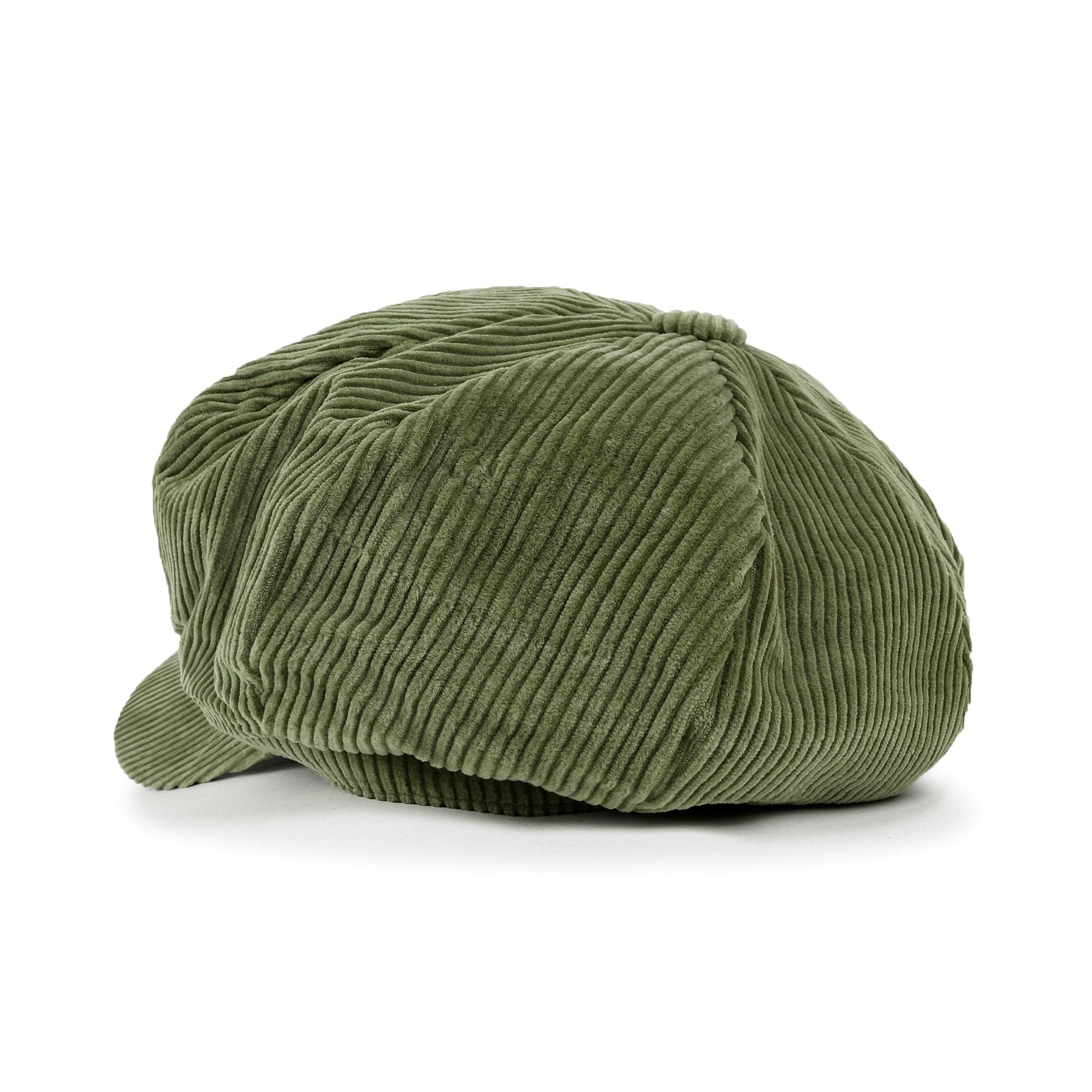 ililily Washed Cotton Newsboy Cabbie Cap Corduroy Duck Bill Flat
