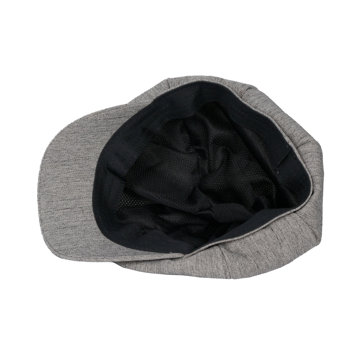 ililily Washed Cotton Newsboy Cabbie Cap Herringbone Duck Bill Flat Hunting Hat