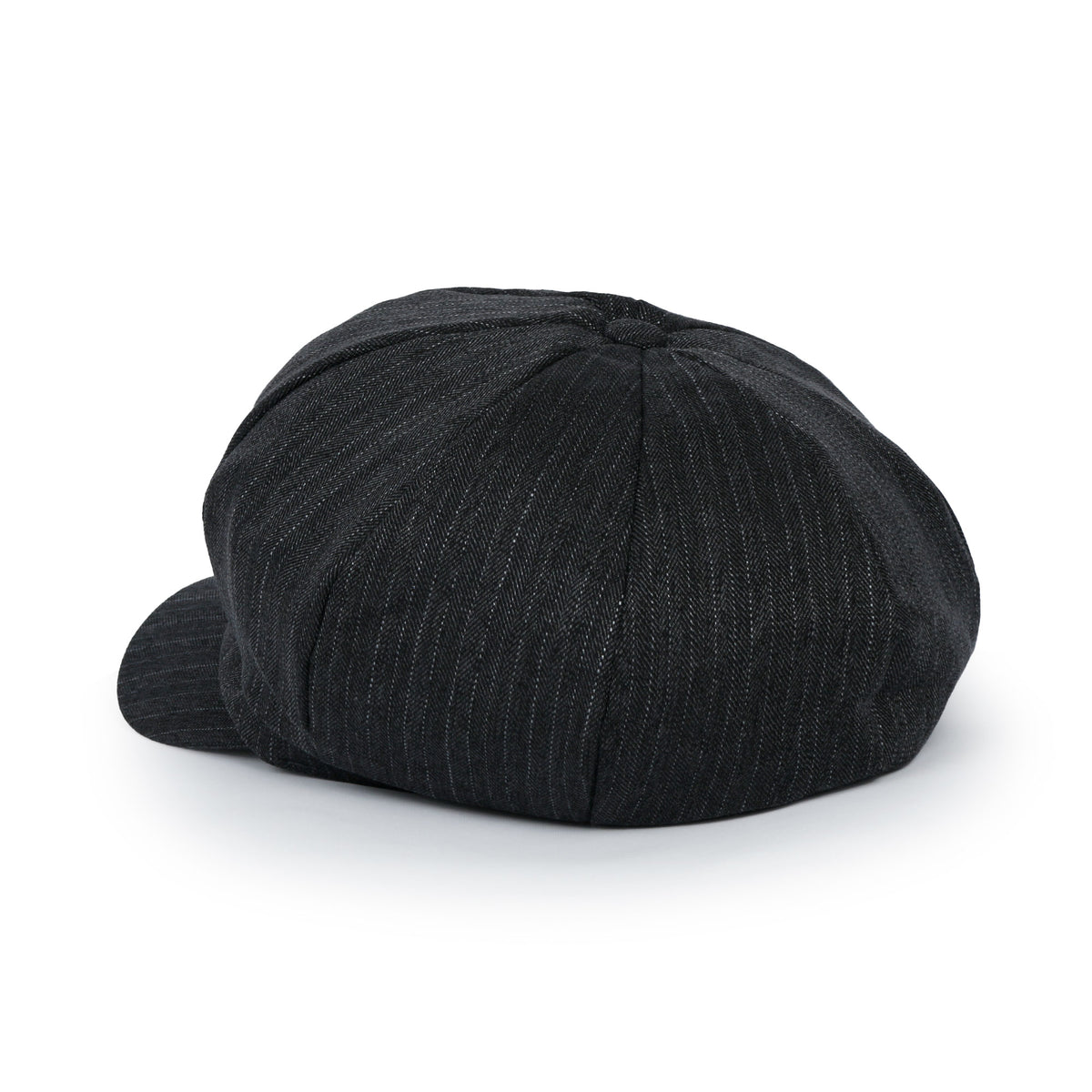 ililily Washed Cotton Newsboy Cabbie Cap Herringbone Duck Bill Flat Hunting Hat