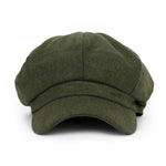 ililily Wool Blend Newsboy Cabbie Cap Baker Boy Ivy Duck Bill Flat Hunting Hat