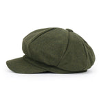 ililily Wool Blend Newsboy Cabbie Cap Baker Boy Ivy Duck Bill Flat Hunting Hat