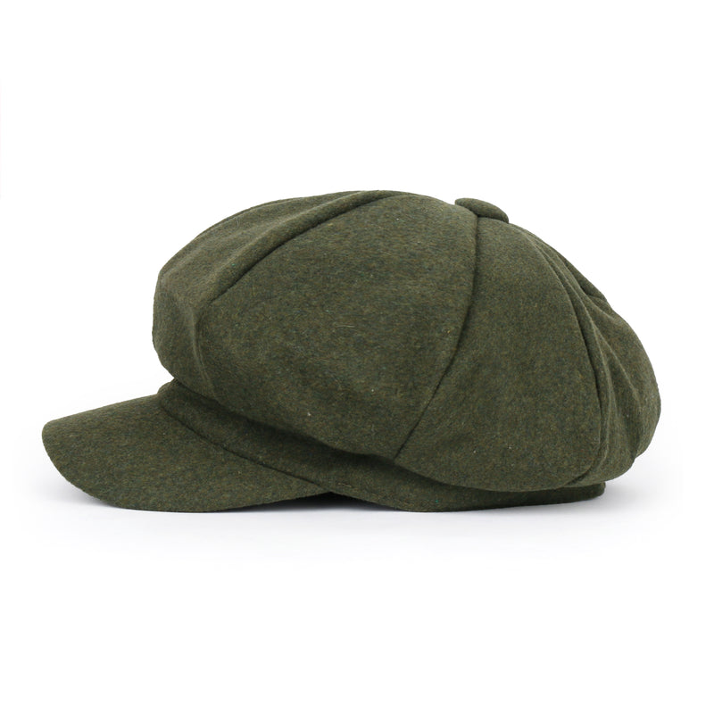 ililily Wool Blend Newsboy Cabbie Cap Baker Boy Ivy Duck Bill Flat Hunting Hat