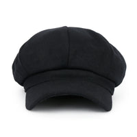 ililily Wool Blend Newsboy Cabbie Cap Baker Boy Ivy Duck Bill Flat Hunting Hat