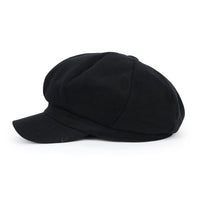 ililily Wool Blend Newsboy Cabbie Cap Baker Boy Ivy Duck Bill Flat Hunting Hat