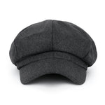 ililily Wool Blend Newsboy Cabbie Cap Baker Boy Ivy Duck Bill Flat Hunting Hat
