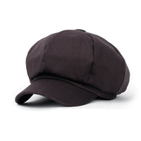 ililily Cotton Newsboy Cabbie Cap Baker Boy Ivy Duck Bill Flat Hunting Hat
