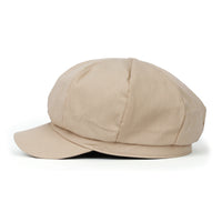 ililily Cotton Newsboy Cabbie Cap Baker Boy Ivy Duck Bill Flat Hunting Hat