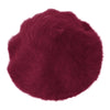 ililily Solid Color Angora French Beret Furry Artist Flat Winter Hat