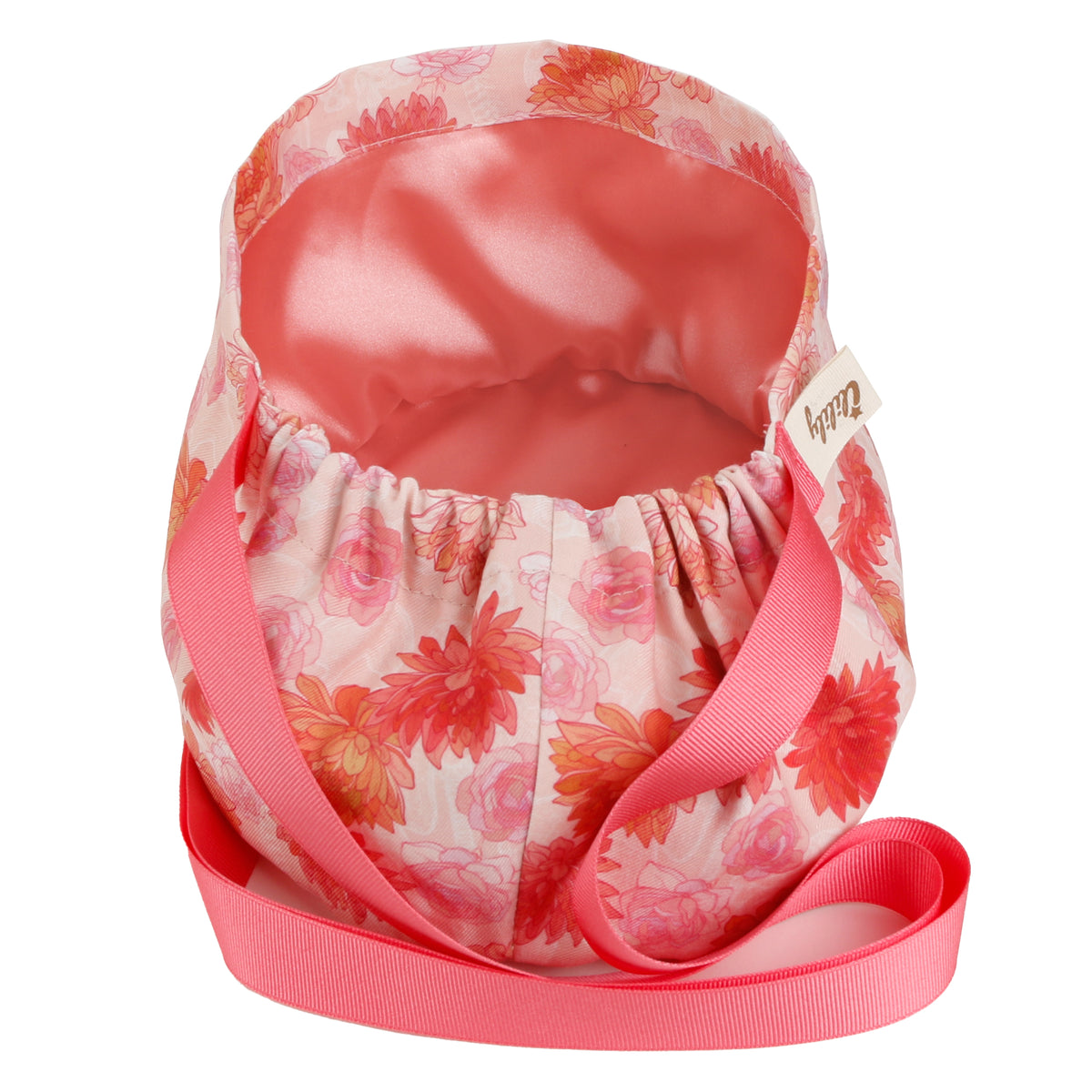 ililily Satin Lined Cute Scrub Cap with Ponytail Ribbon