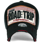 ililily ROAD TRIP Vintage Distressed Snapback Trucker Hat Baseball Cap