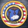 ililily NASA Meatball Logo Embroidery Baseball Cap Apollo 1 Patch Trucker Hat