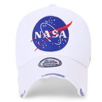 ililily NASA Meatball Logo Embroidery Baseball Cap Apollo 1 Patch Trucker Hat