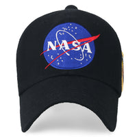 ililily NASA Meatball Logo Embroidery Baseball Cap Apollo 13 Patch Trucker Hat
