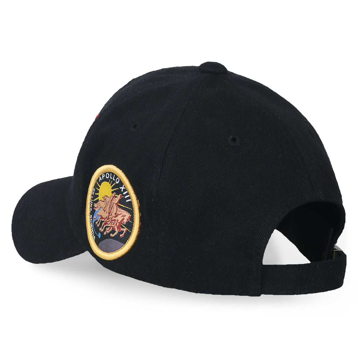 ililily NASA Meatball Logo Embroidery Baseball Cap Apollo 13 Patch Trucker Hat