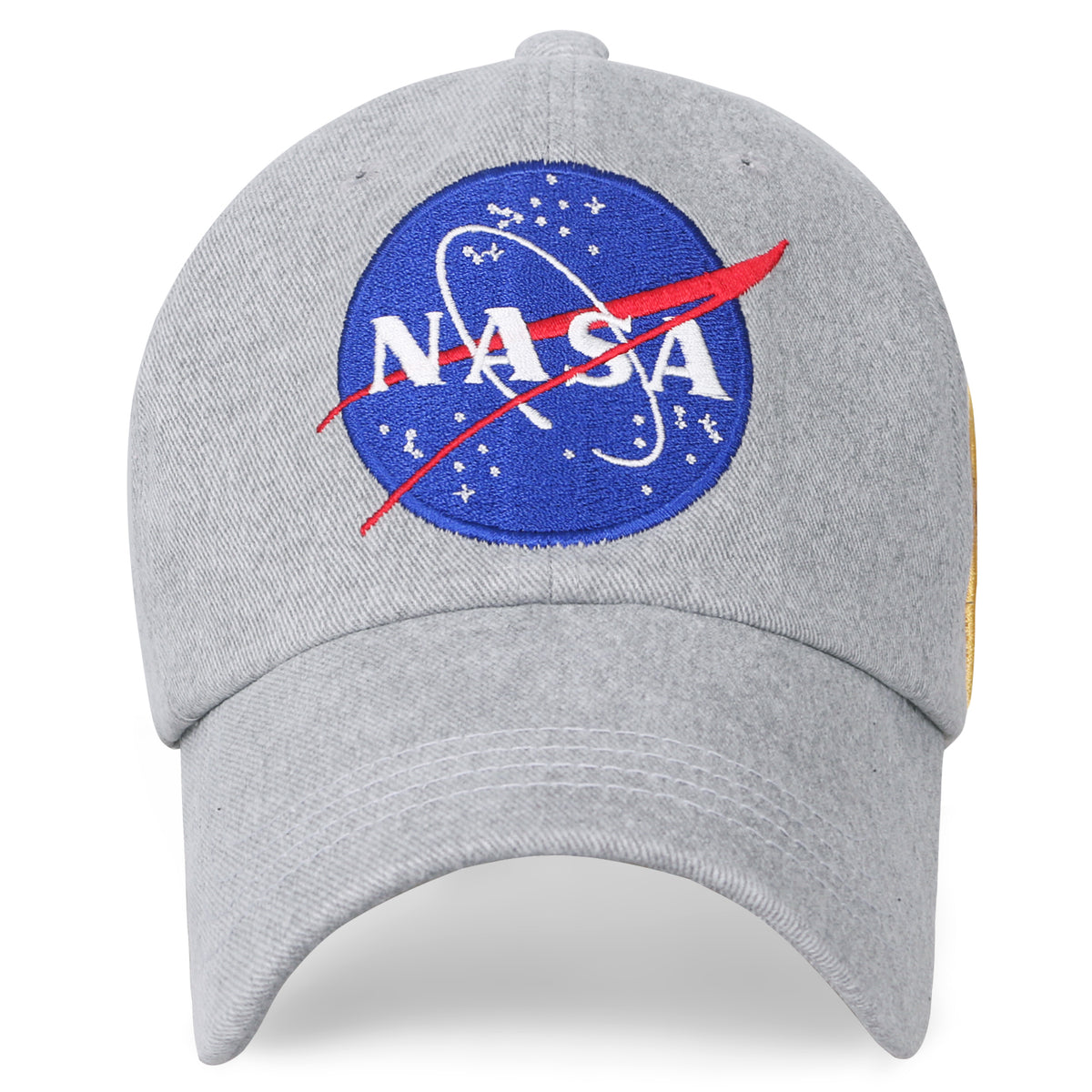 ililily NASA Meatball Logo Embroidery Baseball Cap Apollo 13 Patch Trucker Hat