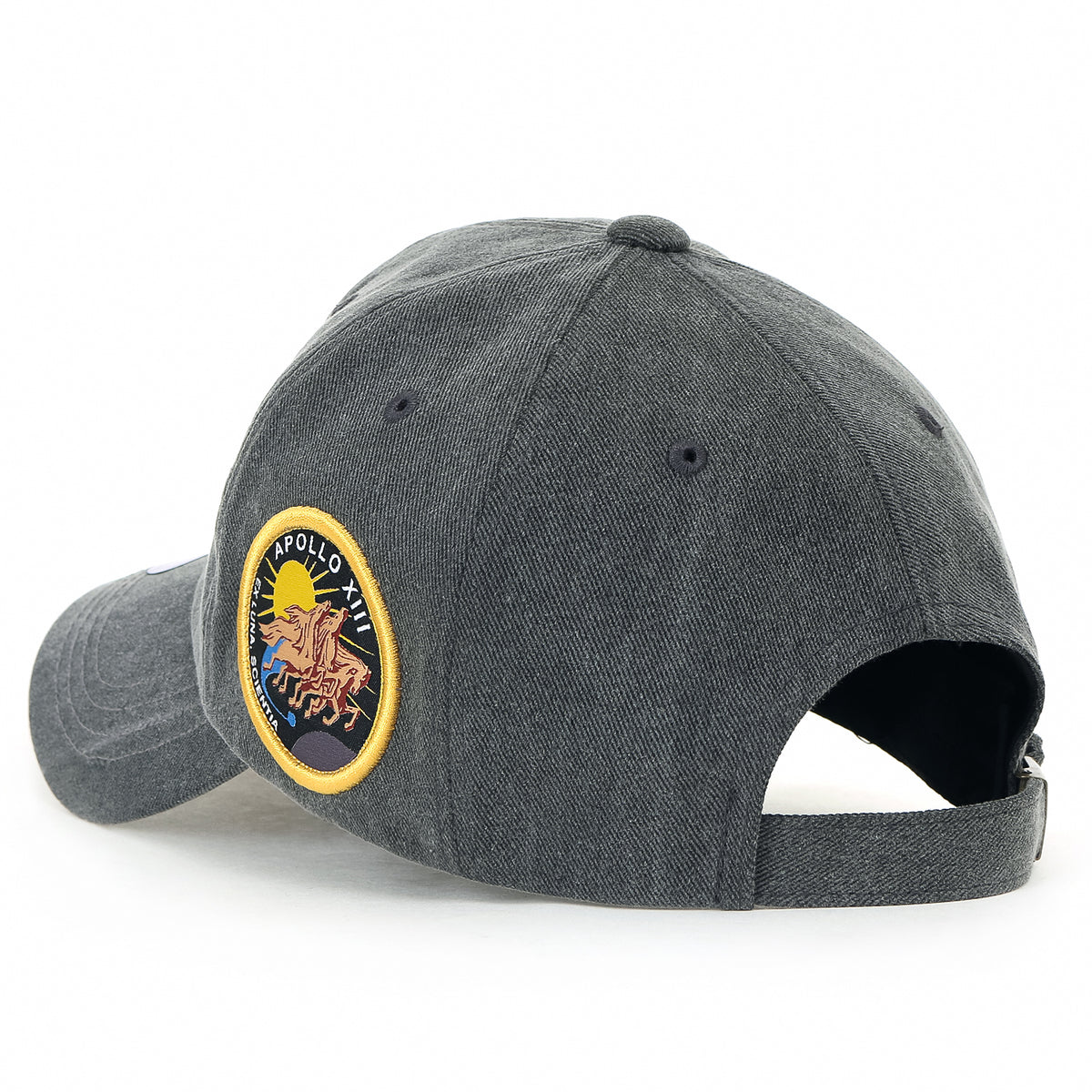 ililily NASA Meatball Logo Embroidery Baseball Cap Apollo 13 Patch Trucker Hat