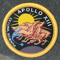 ililily NASA Meatball Logo Embroidery Baseball Cap Apollo 13 Patch Trucker Hat