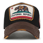 ililily PREMIUM California Bear Embroidered Baseball Cap Vintage Trucker Hat