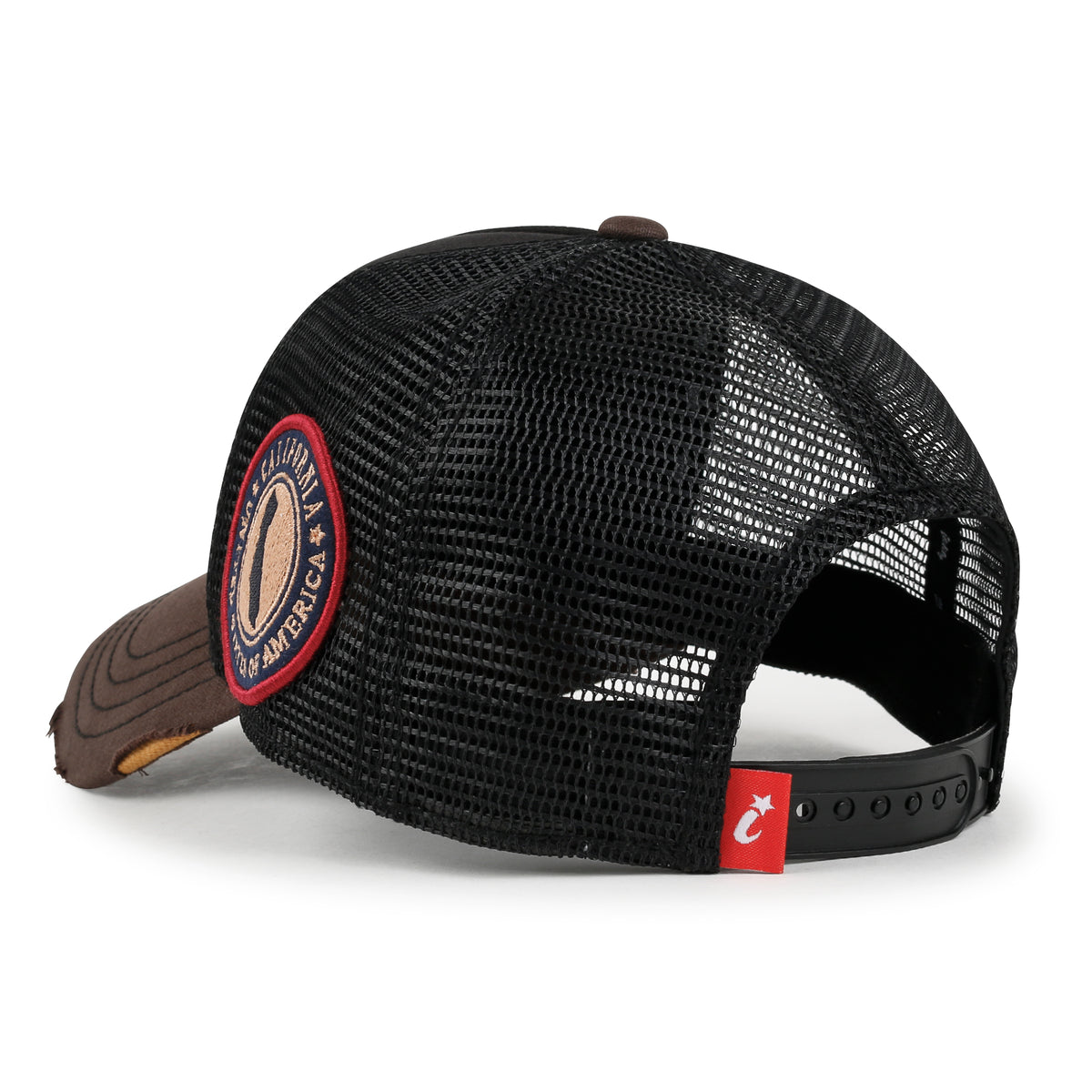ililily PREMIUM California Bear Embroidered Baseball Cap Vintage Trucker Hat