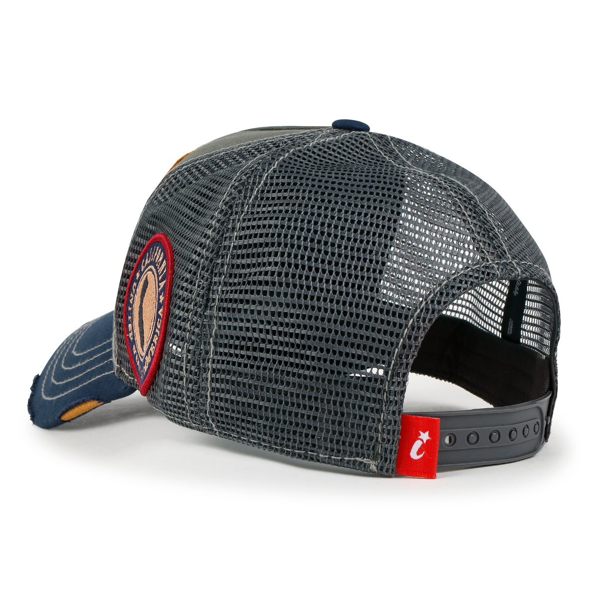 ililily PREMIUM California Bear Embroidered Baseball Cap Vintage Trucker Hat