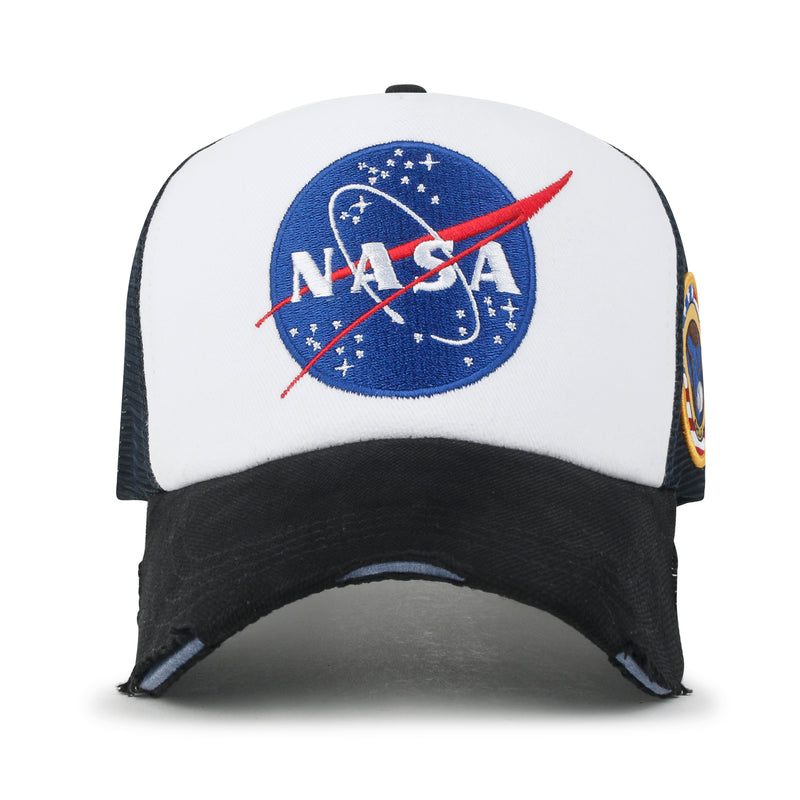 ililily PREMIUM NASA Meatball Logo Embroidery Large Baseball Cap Apoll