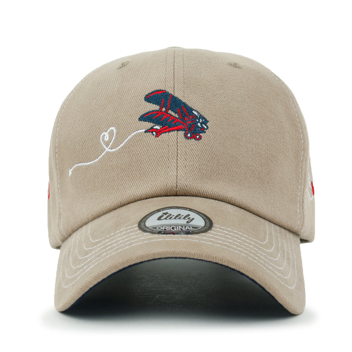 ililily Women Embroidered Baseball Cap Firm  Premium Cotton Hat