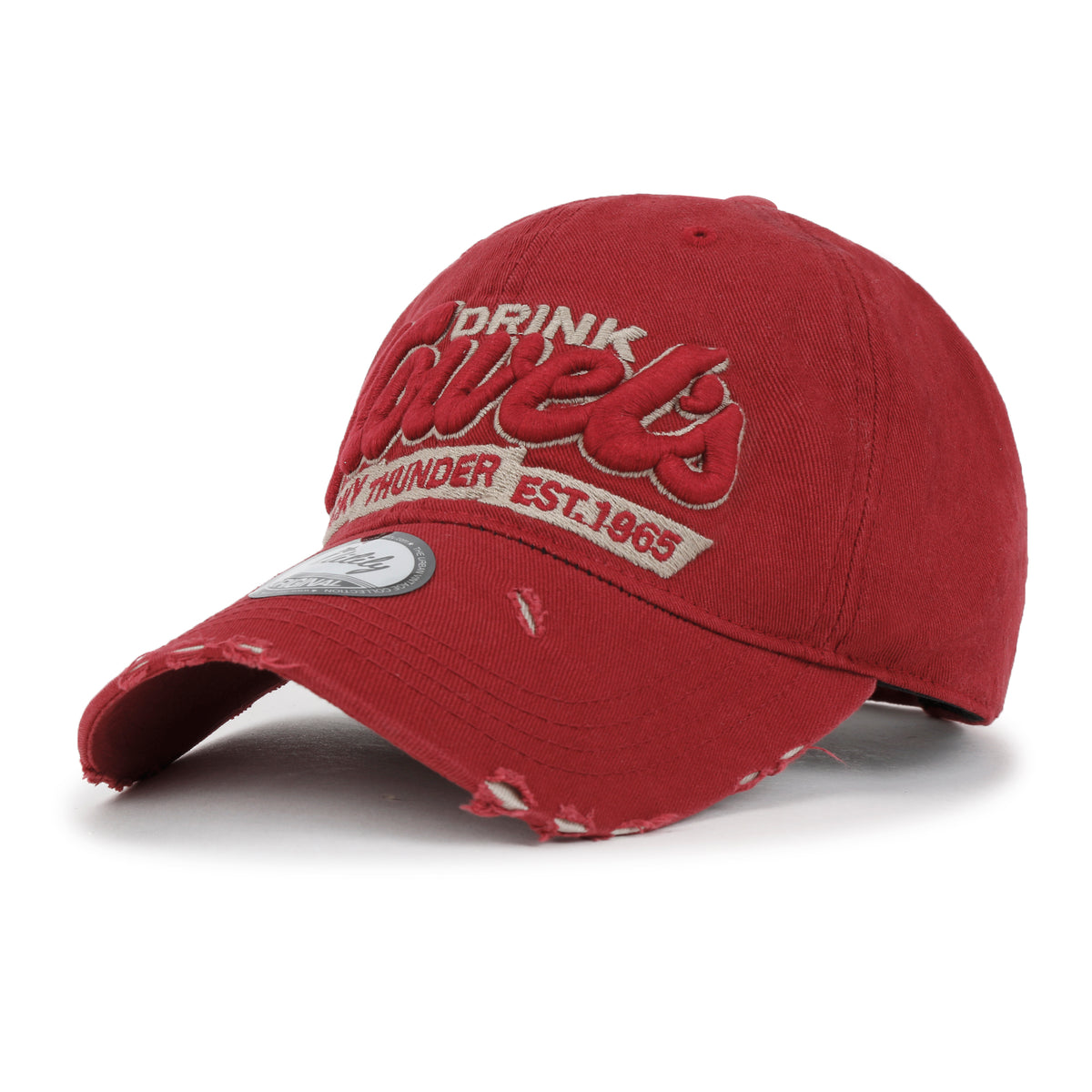 ililily Howel's Distressed Vintage Solid Color Cotton Baseball Cap Trucker Hat