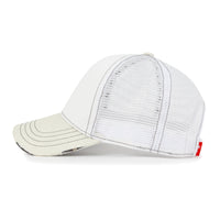 Premium Distressed Mesh Trucker Hat, Contrast Stitch Blank Cap