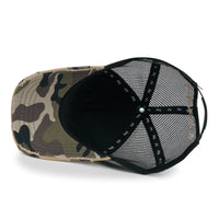 ililily Premium Star Embroidery Structured Crown Vintage Trucker Hat
