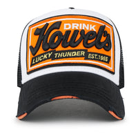 ililily Premium Howels Embroidery Structured Crown Vintage Baseball Cap