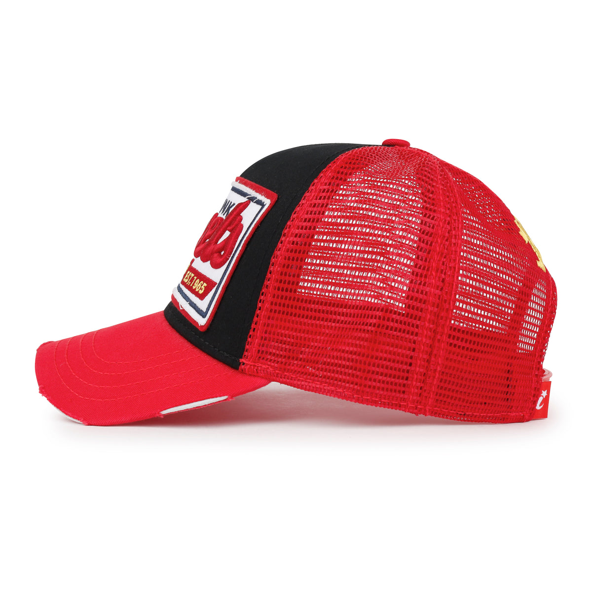 ililily Premium Howels Embroidery Structured Crown Vintage Baseball Cap