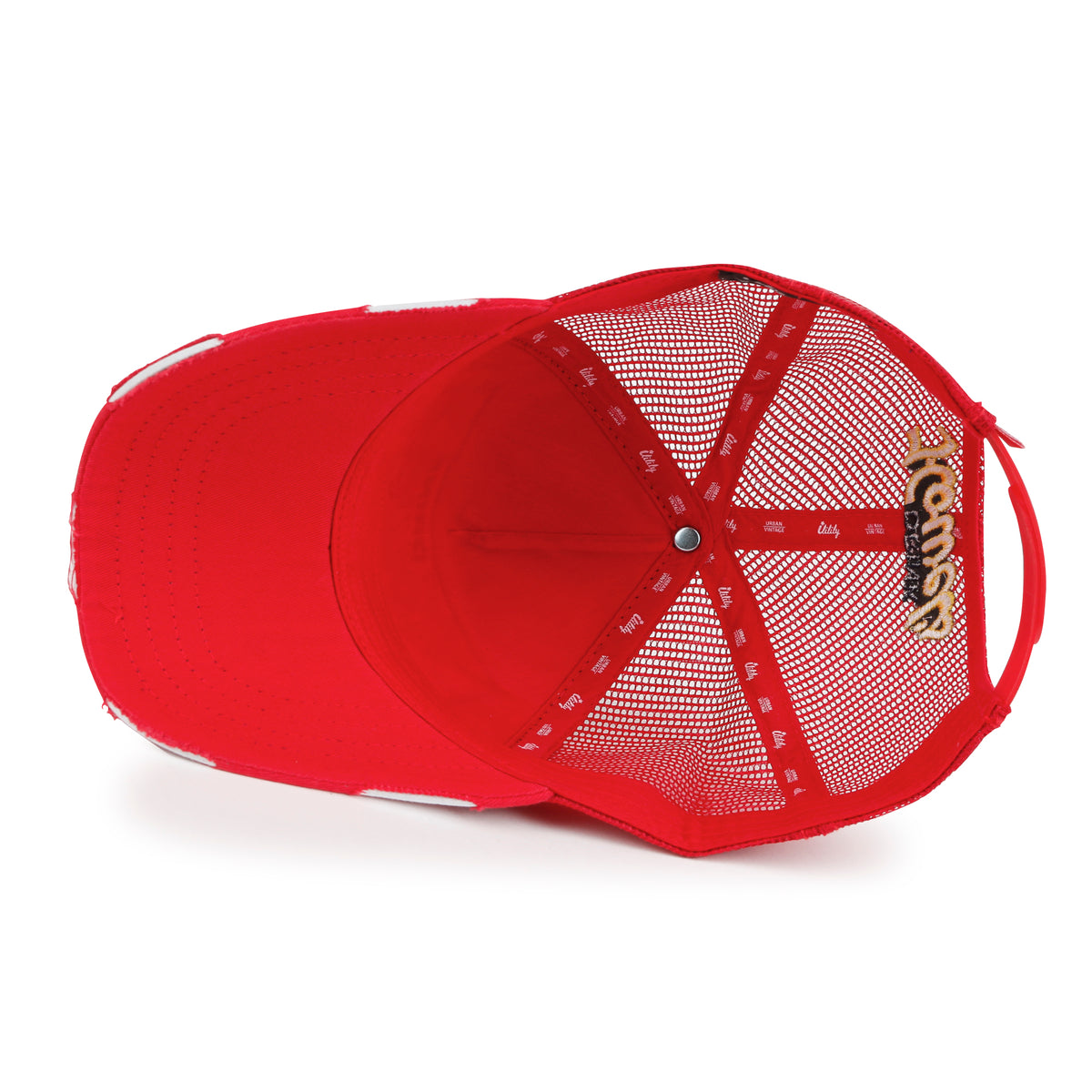 ililily Premium Howels Embroidery Structured Crown Vintage Baseball Cap