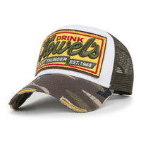 ililily Premium Howels Embroidery Structured Crown Vintage Baseball Cap