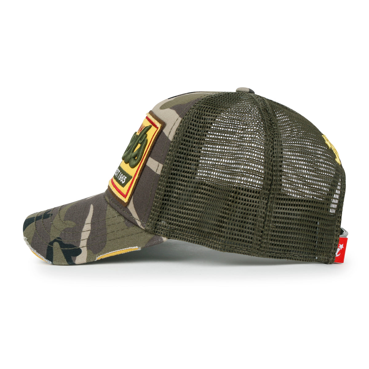ililily Premium Howels Embroidery Structured Crown Vintage Baseball Cap
