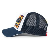 ililily Premium Howels Embroidery Structured Crown Vintage Baseball Cap