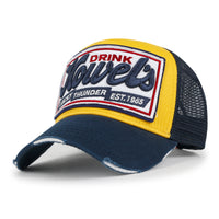 ililily Premium Howels Embroidery Structured Crown Vintage Baseball Cap