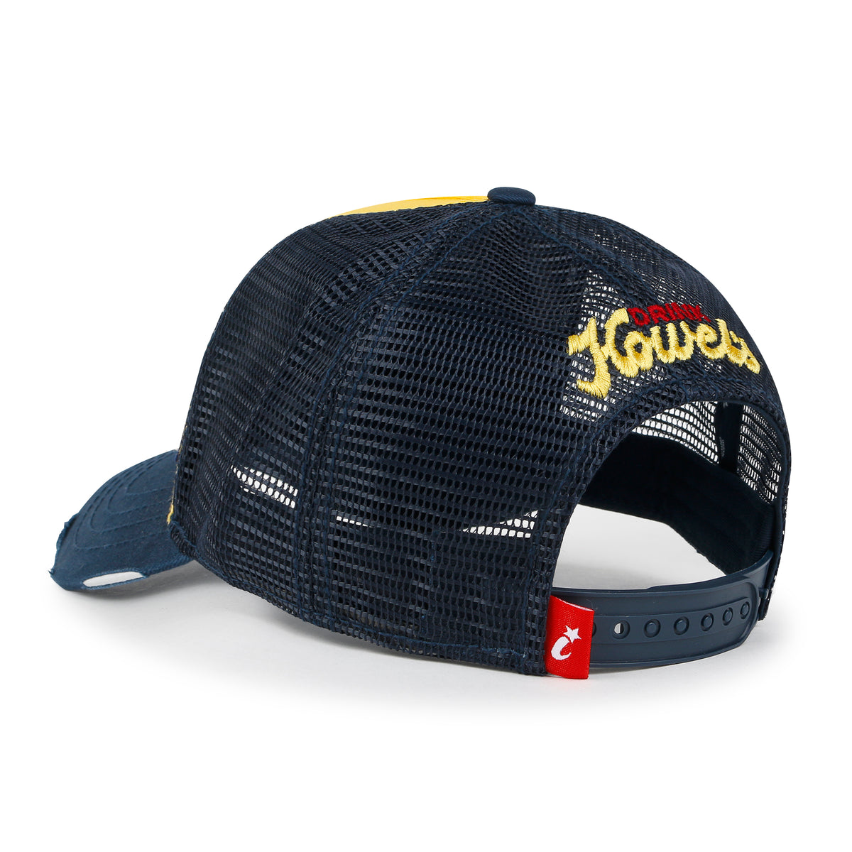 ililily Premium Howels Embroidery Structured Crown Vintage Baseball Cap